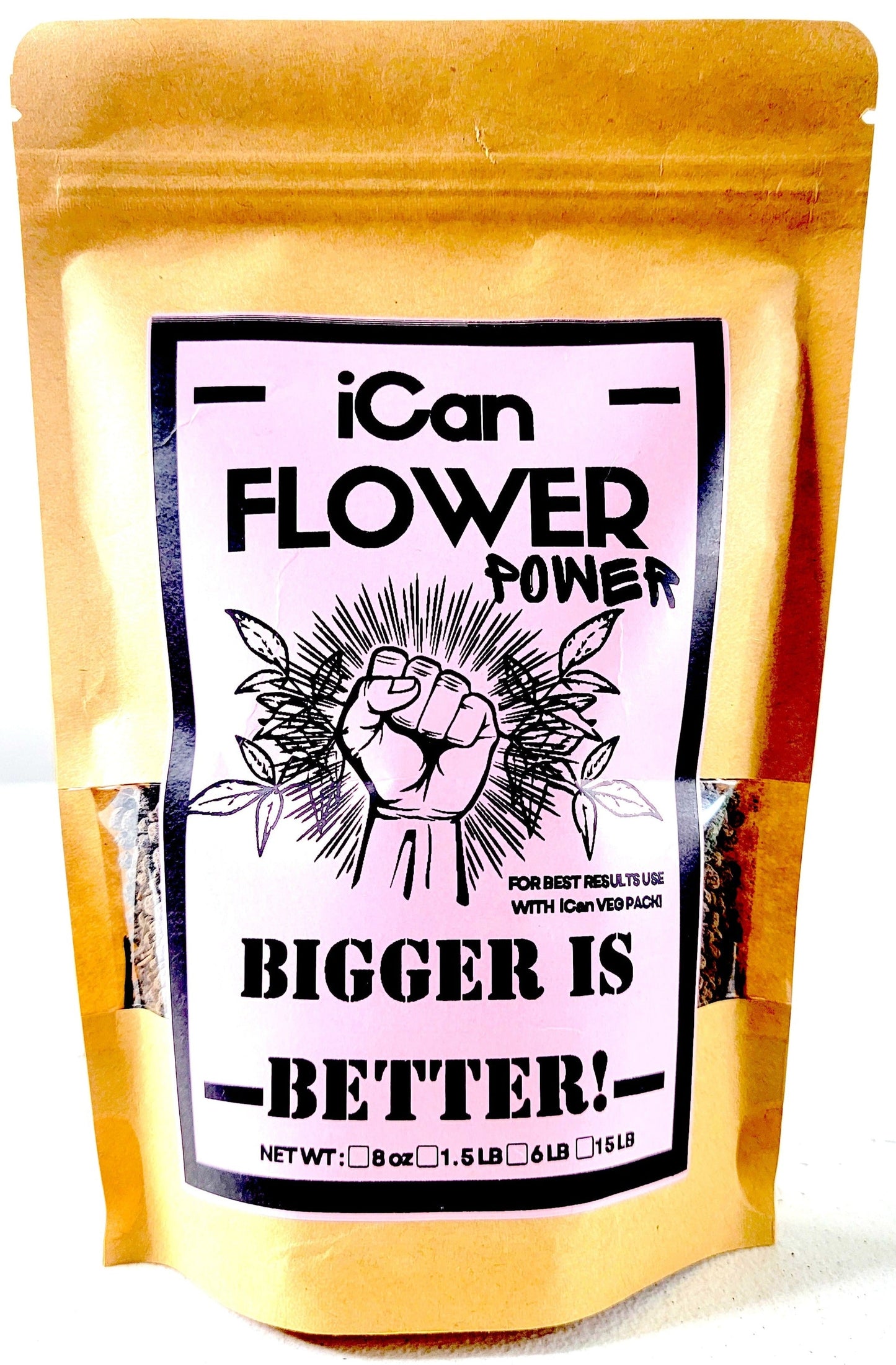 iCan VEG PACK and FLOWER POWER (BUNDLE) Organic Slow Release Fertilizer