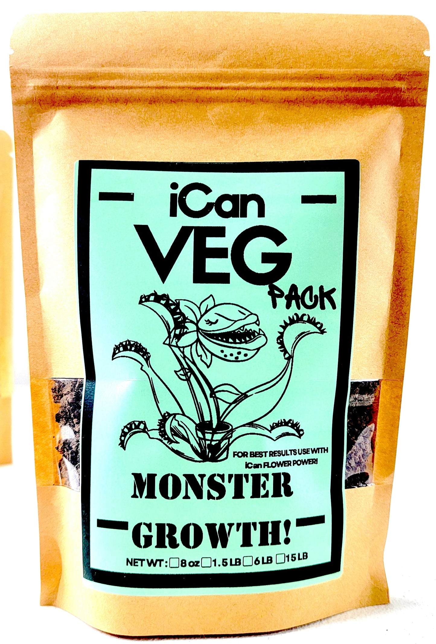 iCan VEG PACK and FLOWER POWER (BUNDLE) Organic Slow Release Fertilizer