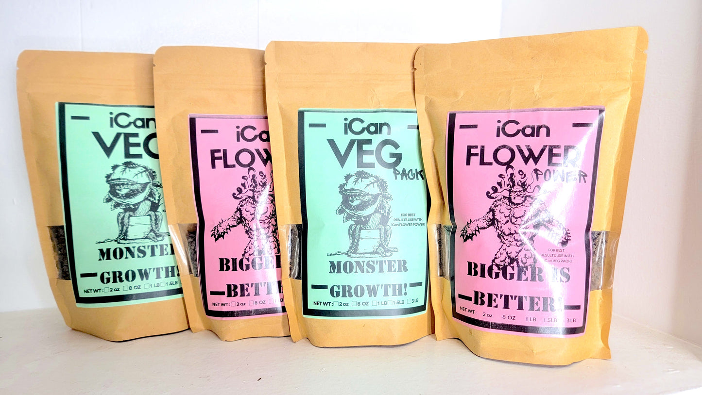 iCan VEG PACK Organic Slow Release Fertilizer